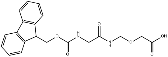 1-(9H-芴-9-基)-3,6-二氧代-2,9-二氧杂-4,7-二氮杂癸烷-11-酸,1599440-08-0,结构式