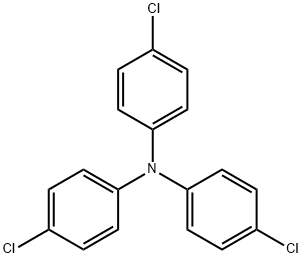 三(4-氯苯基)胺 结构式