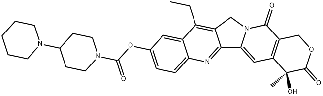 [1,4'-Bipiperidine]-1'-carboxylic acid, (4S)-11-ethyl-3,4,12,14-tetrahydro-4-hydroxy-4-methyl-3,14-dioxo-1H-pyrano[3',4':6,7]indolizino[1,2-b]quinolin-9-yl ester|伊立替康杂质5(伊立替康EP杂质H)