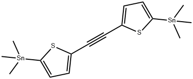 IN1861, 1,2-Bis(5-(trimethylstannyl)thiophen-2-yl)ethyne Structure