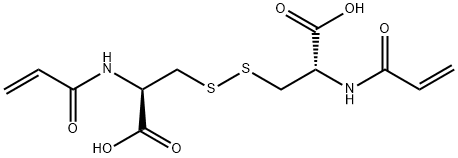 L-Cystine, N,N'-bis(1-oxo-2-propen-1-yl)- Structure