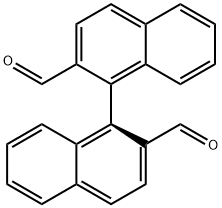 [1,1'-Binaphthalene]-2,2'-dicarboxaldehyde, (1S)- Structure