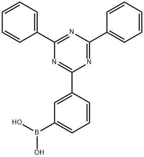 Boronic acid, B-[3-(4,6-diphenyl-1,3,5-triazin-2-yl)phenyl]- Structure