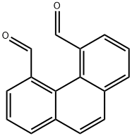 4,5-Phenanthrenedicarboxaldehyde 化学構造式