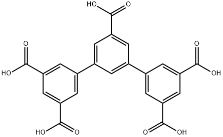 1,1':3',1''-terphenyl]-3,3'',5,5',5''-pentacarboxylic acid 化学構造式