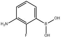 Boronic acid, B-(3-amino-2-fluorophenyl)- Structure