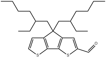 4H-Cyclopenta[2,1-b:3,4-b']dithiophene-2-carboxaldehyde, 4,4-bis(2-ethylhexyl)-,1623819-65-7,结构式