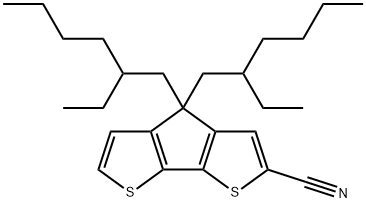 3,4-b']dithiophene-2-carbonitrile 化学構造式