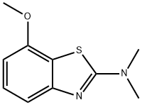 2-Benzothiazolamine,7-methoxy-N,N-dimethyl-(9CI),163299-38-5,结构式