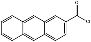 2-Anthracenecarbonyl chloride Struktur