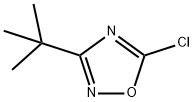 1,2,4-Oxadiazole, 5-chloro-3-(1,1-dimethylethyl)- Struktur