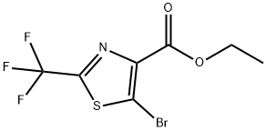 Ethyl 5-bromo-2-(trifluoromethyl)thiazole-4-carboxylate Structure