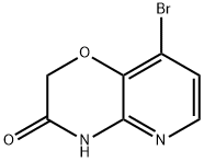 2H-Pyrido[3,2-b]-1,4-oxazin-3(4H)-one, 8-bromo- Struktur