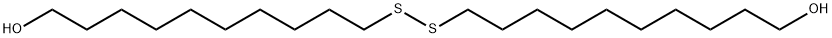 Bis(10‐hydroxydecyl)disulfide Structure