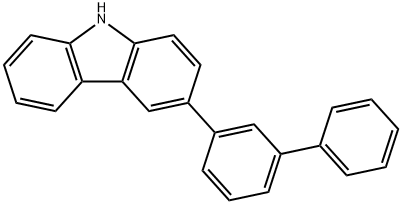9H-Carbazole, 3-[1,1'-biphenyl]-3-yl- Struktur