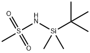 Methanesulfonamide, N-[(1,1-dimethylethyl)dimethylsilyl]- Struktur