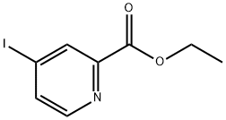 2-Pyridinecarboxylic acid, 4-iodo-, ethyl ester Structure