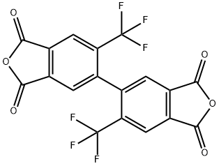 [5,5'-Biisobenzofuran]-1,1',3,3'-tetrone, 6,6'-bis(trifluoromethyl)- 化学構造式