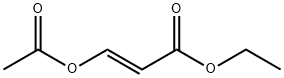 2-Propenoic acid, 3-(acetyloxy)-, ethyl ester, (2E)- Struktur