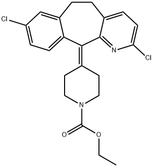 氯雷他定2-氯代杂质 结构式
