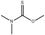 Carbamothioic acid, N,N-dimethyl-, O-methyl ester Struktur