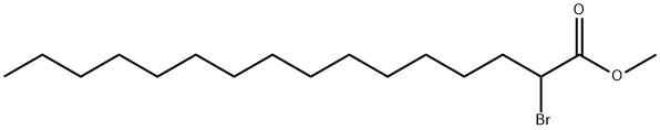 Hexadecanoic acid, 2-bromo-, methyl ester,16725-35-2,结构式