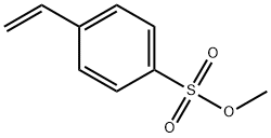 p-スチレンスルホン酸メチル 化学構造式