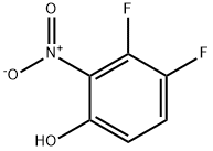 3,4-difluoro-2-nitrophenol 化学構造式