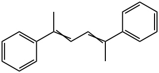 Benzene, 1,1'-(1,4-dimethyl-1,3-butadiene-1,4-diyl)bis- Structure