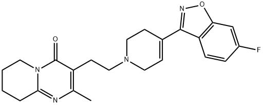 脱氢利培酮,168906-58-9,结构式