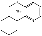 Cyclohexanamine, 1-(3-methoxy-2-pyridinyl)-,1691133-09-1,结构式