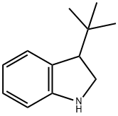 3-tert-butyl-2,3-dihydro-1H-indole Struktur