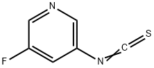 3-fluoro-5-isothiocyanatopyridine 化学構造式