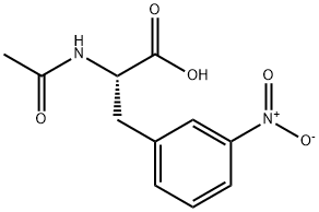 Phenylalanine, N-acetyl-3-nitro- Structure