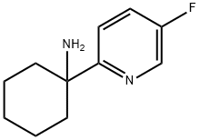 Cyclohexanamine, 1-(5-fluoro-2-pyridinyl)- Structure