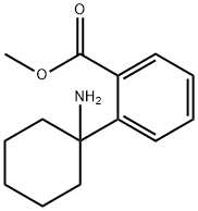 Benzoic acid, 2-(1-aminocyclohexyl)-, methyl ester Structure