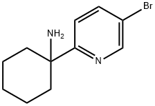 Cyclohexanamine, 1-(5-bromo-2-pyridinyl)- Structure