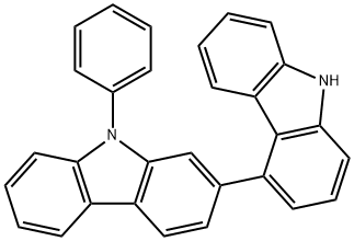 2,4'-Bi-9H-carbazole, 9-phenyl-,1706694-93-0,结构式