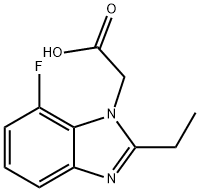 2-2-Ethyl-7-fluoro-1H-benzo[d]imidazol-1-ylacetic acid