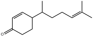 2-cydohexen-1-one,4-(1,5-dimethyl-4-hexen-1-yl)- Structure