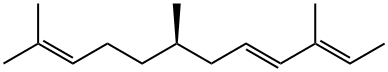 2,4,10-Dodecatriene, 3,7,11-trimethyl-, (2E,4E,7R)- Struktur
