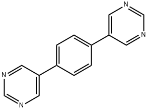 Pyrimidine,5,5'-(1,4-phenylene)bis- Structure