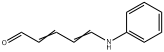 2,4-Pentadienal, 5-(phenylamino)- Structure