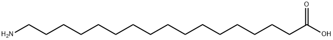 Heptadecanoic acid, 17-amino- Structure