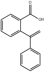 Benzoic acid, 2-(1-phenylethenyl)- Structure