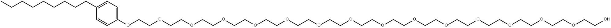 NONYLPHENOL PENTADECAETHOXYLATE, 17692-59-0, 结构式