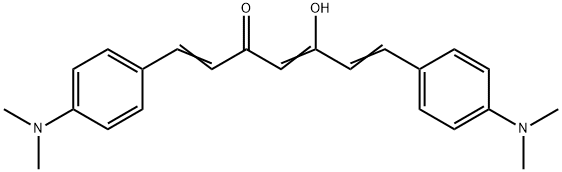 1,4,6-Heptatrien-3-one, 1,7-bis[4-(dimethylamino)phenyl]-5-hydroxy-|1,7-双(4-(二甲基氨基)苯基)-5-羟基庚-1,4,6-三烯-3-酮