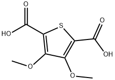 2,5-Thiophenedicarboxylic acid, 3,4-dimethoxy- 化学構造式