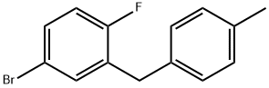 Benzene, 4-bromo-1-fluoro-2-[(4-methylphenyl)methyl]-|4-溴-1-氟-2-(4-甲基苄基)苯