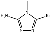 5-溴-4-甲基-4H-1,2,4-三唑-3-胺 结构式